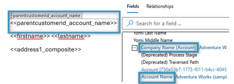 Lookup fields
