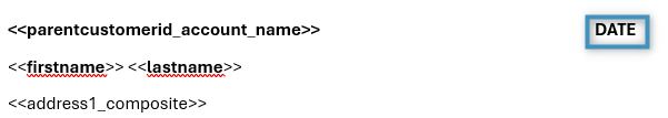 Our Advanced String field with the date highlighted