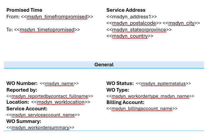 Adding the standard fields
