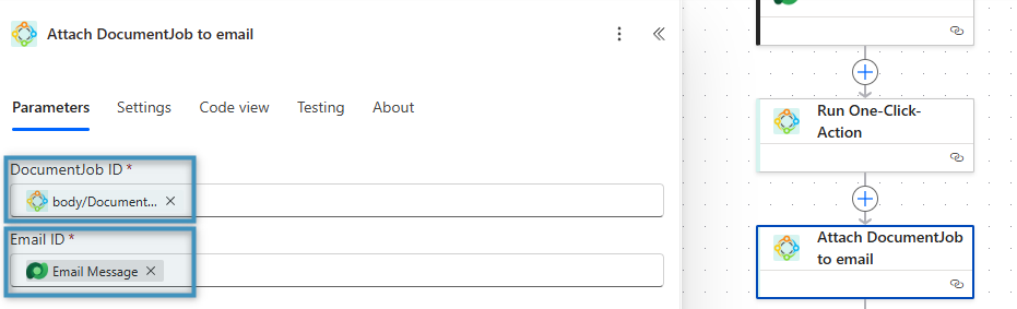 Attaching our document to our email