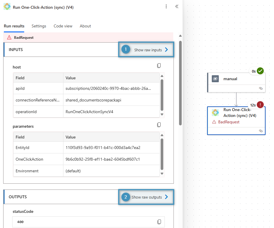 Accessing the raw inputs/outputs