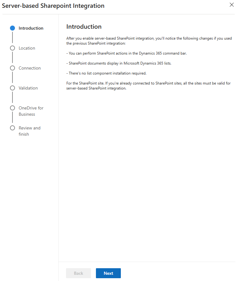 Enable Server-based SharePoint Integration