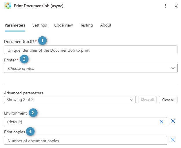 Print DocumentJob (async)