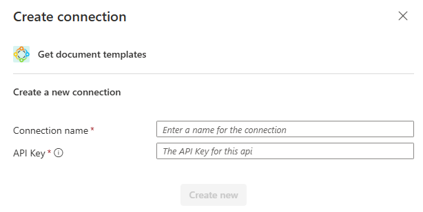 The API prompt