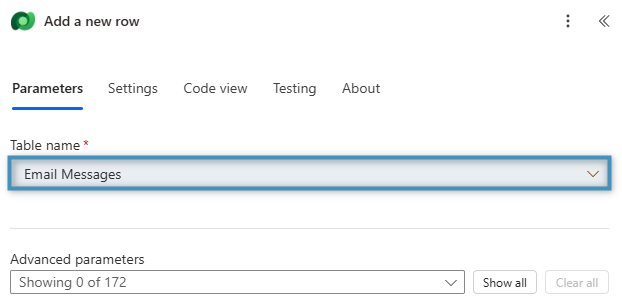 Creating a new email message