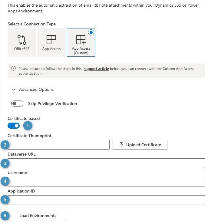 Creating a certificate-based connection profile