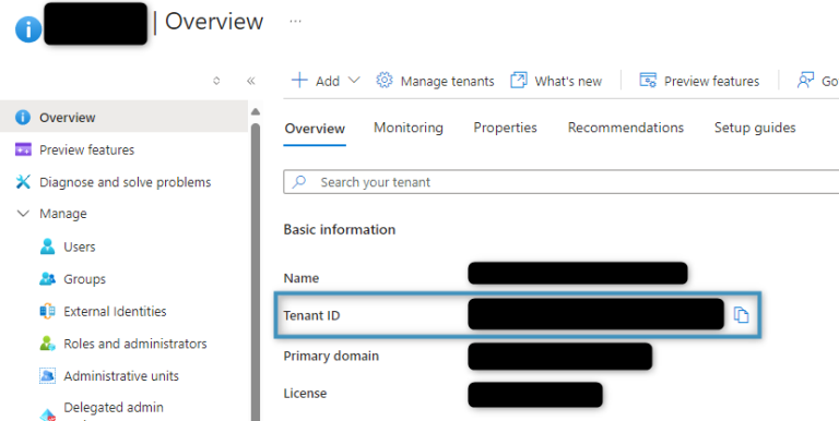 The Tenant ID