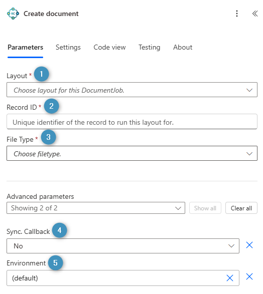 Create document