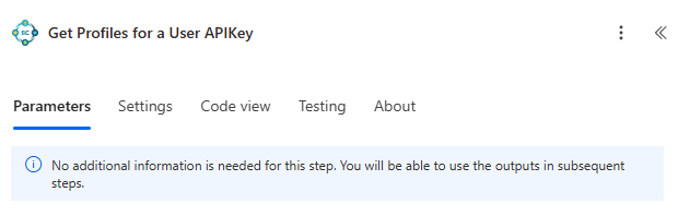 Get Profiles for a User APIKey